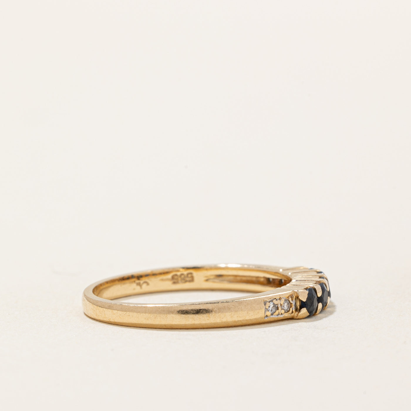 Sapphire & Diamond Ring | 0.03ctw, 0.02ctw | SZ 5.75 |