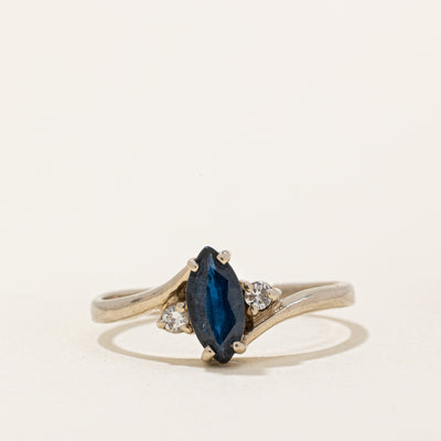 Sapphire & Diamond Ring | 0.56ct, 0.06ctw | SZ 7.75 |
