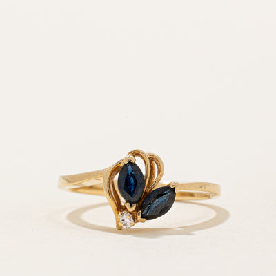 Sapphire & Diamond Ring | 0.30ctw, 0.015ct | SZ 6 |