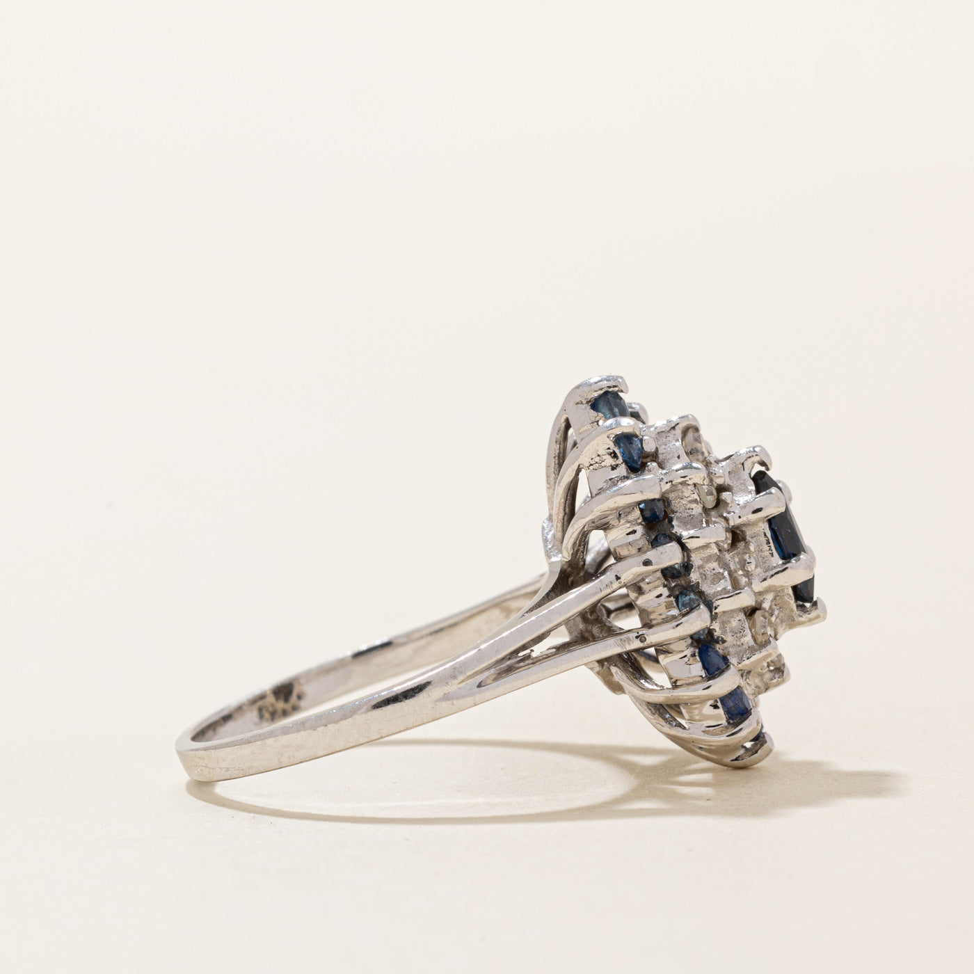 Sapphire & Diamond Ring | 0.45ctw, 0.18ctw | SZ 6 |