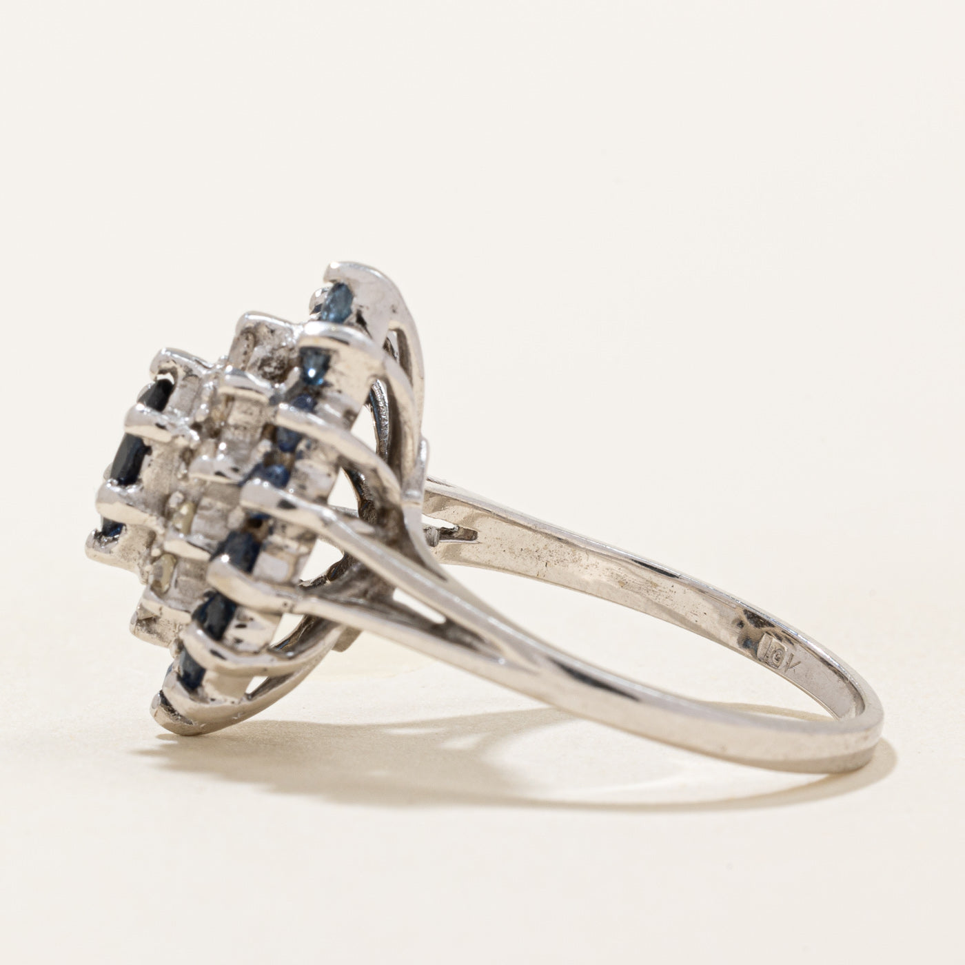 Sapphire & Diamond Ring | 0.45ctw, 0.18ctw | SZ 6 |