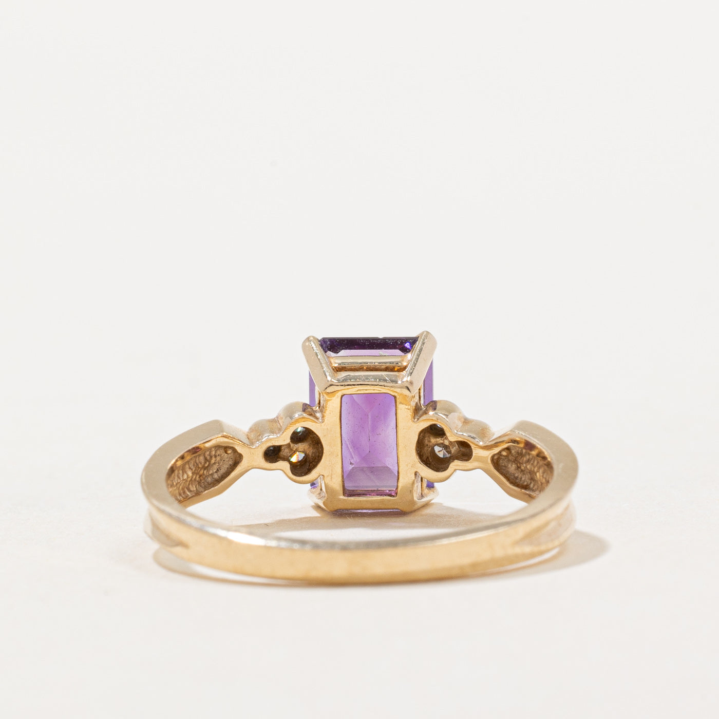Amethyst & Diamond Ring | 1.35ct, 0.04ctw | SZ 7.5 |