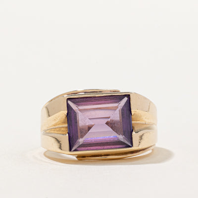 Synthetic Purple Sapphire Cocktail Ring | 5.00ct | SZ 9 |