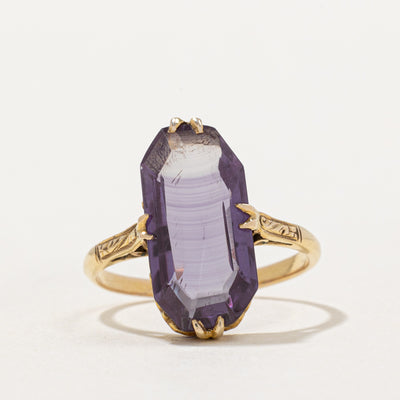 Synthetic Colour Change Sapphire Cocktail Ring | 6.50ct | SZ 6.5 |