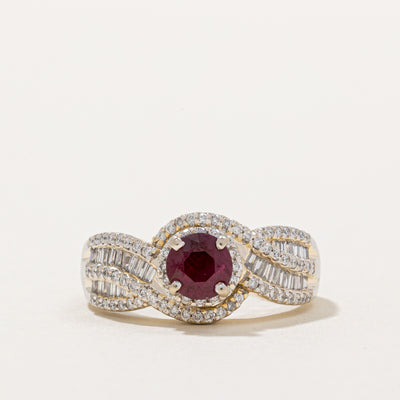 Ruby & Diamond Ring | 0.82ct, 0.51ctw | SZ 6 |