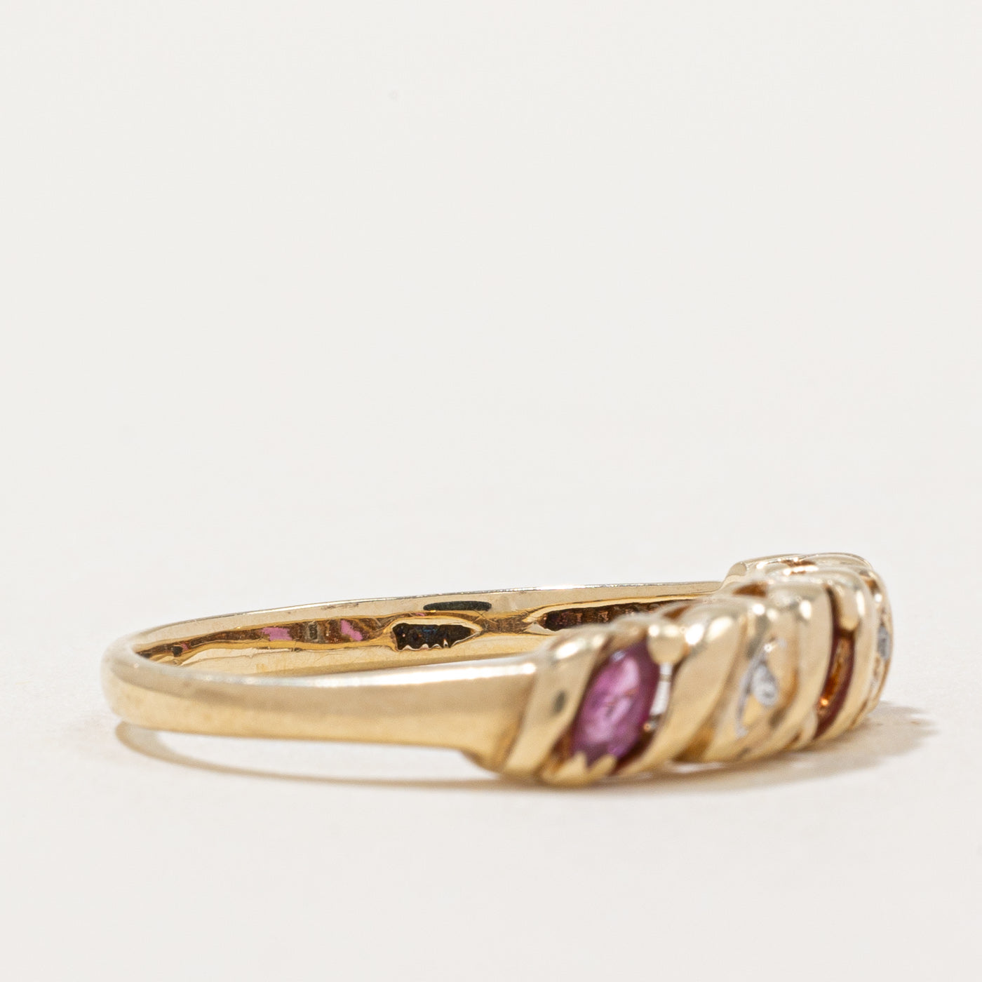 Ruby & Diamond Ring | 0.21ctw, 0.02ctw | SZ 6.75 |