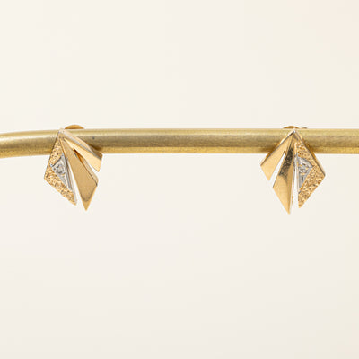 Diamond Abstract Earrings | 0.02ctw |