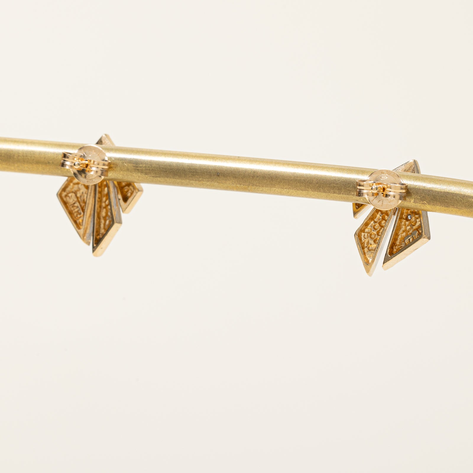 Diamond Abstract Earrings | 0.02ctw |