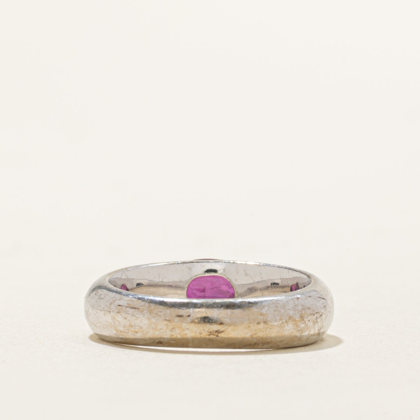 East West Solitaire Ruby Ring | 1.00ct | SZ 4.75 |