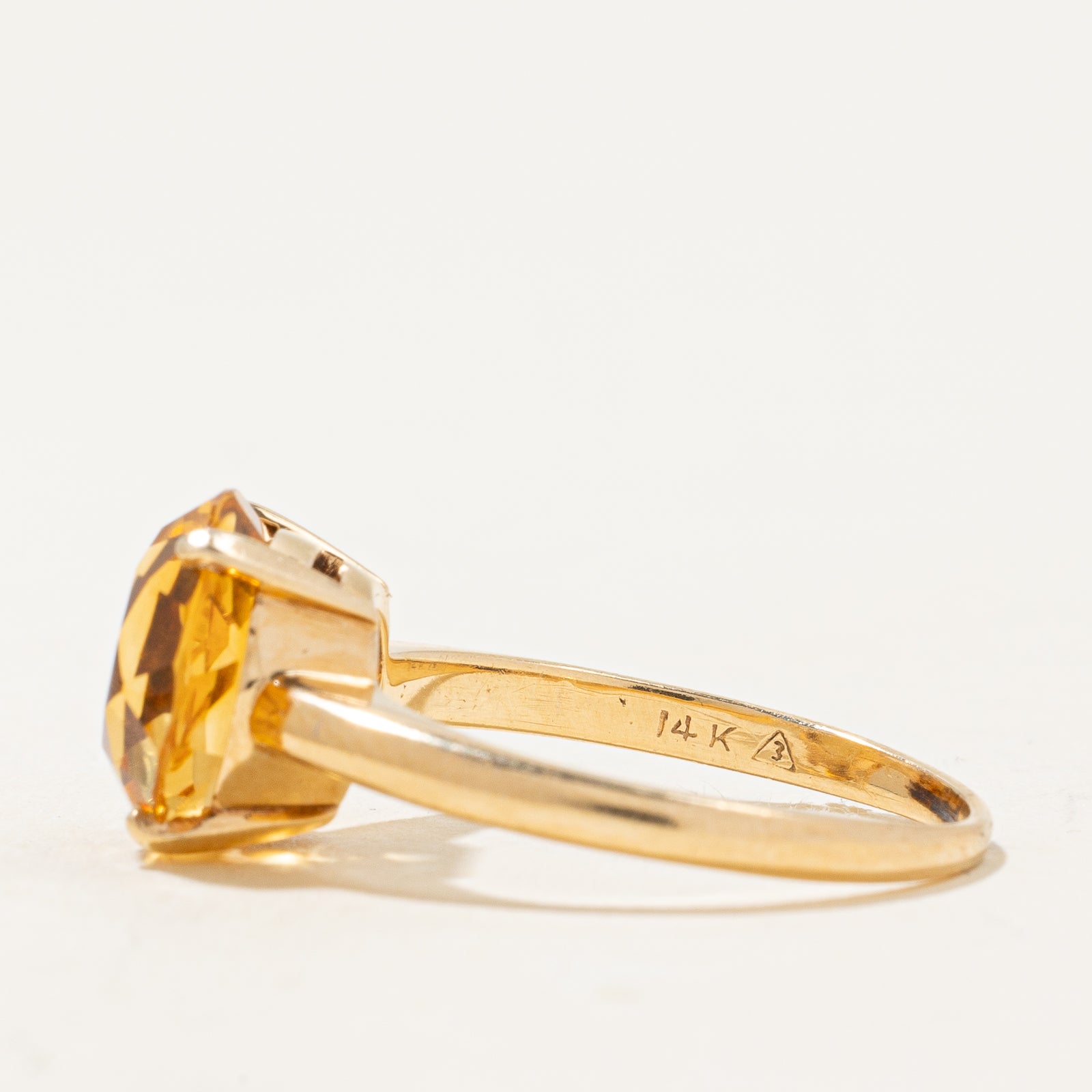 Citrine Cocktail Ring | 3.21ct | SZ 6 |