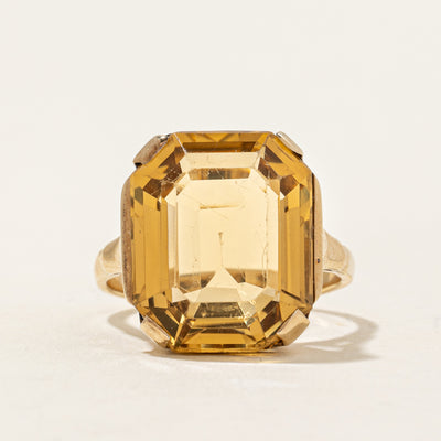 Citrine Cocktail Ring | 11.50ct | SZ 5.75 |