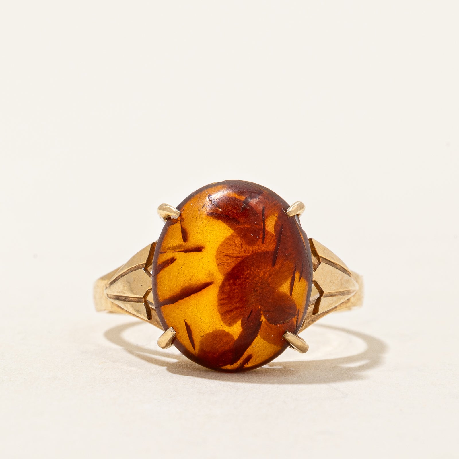 Amber Cocktail Ring | 1.30ct | SZ 4.75 |