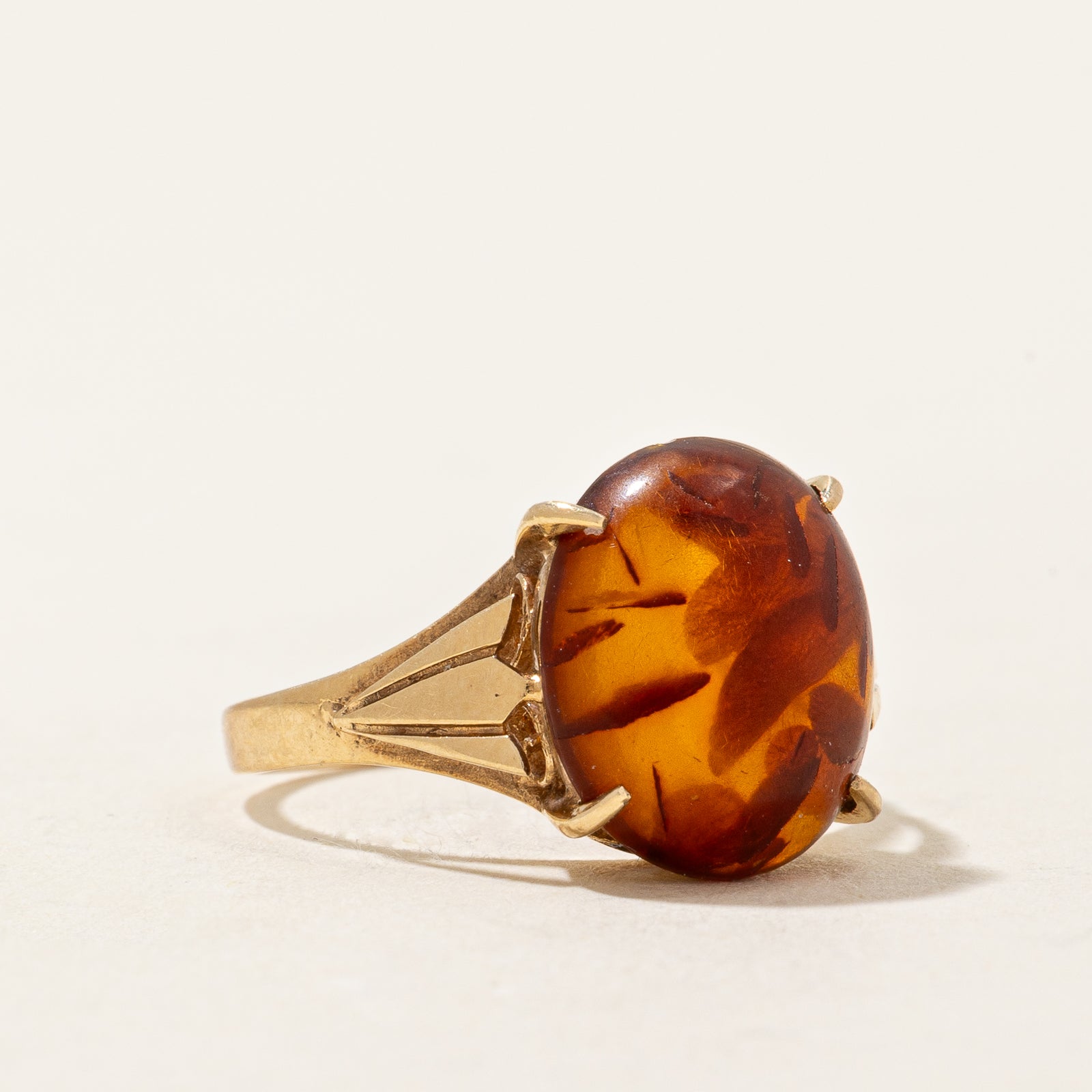 Amber Cocktail Ring | 1.30ct | SZ 4.75 |