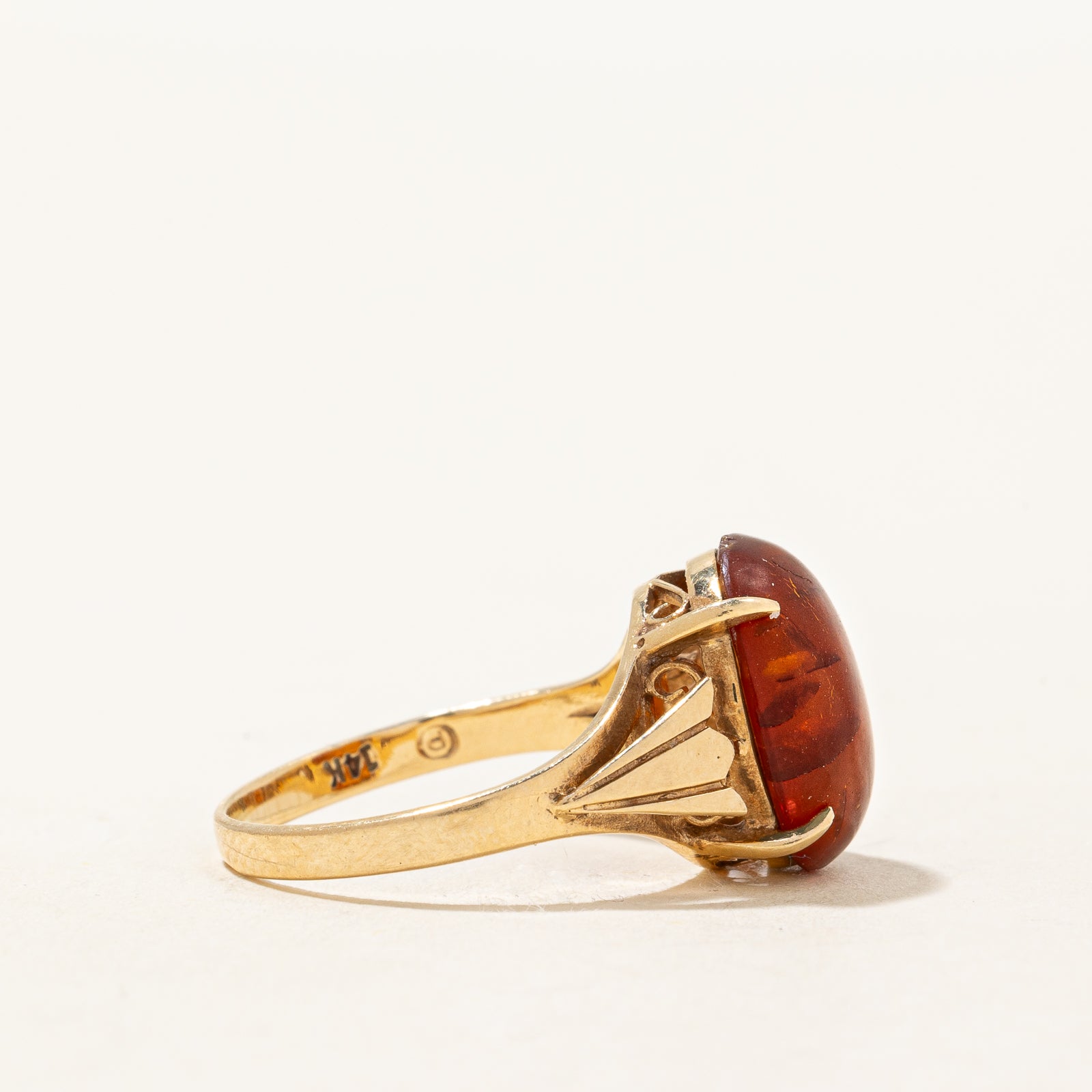 Amber Cocktail Ring | 1.30ct | SZ 4.75 |