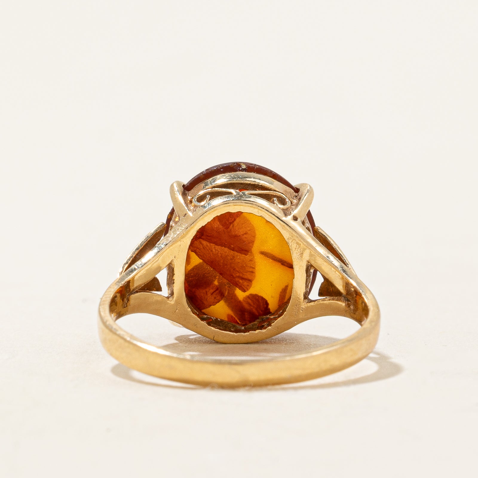 Amber Cocktail Ring | 1.30ct | SZ 4.75 |