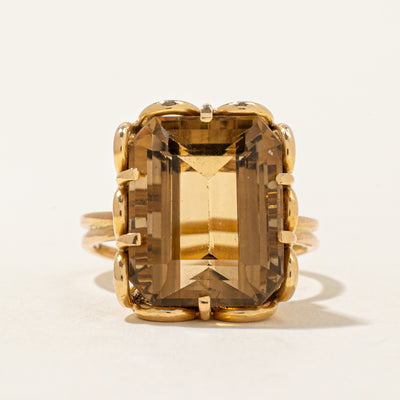 Citrine Cocktail Ring | 16.00ct | SZ 8.5 |