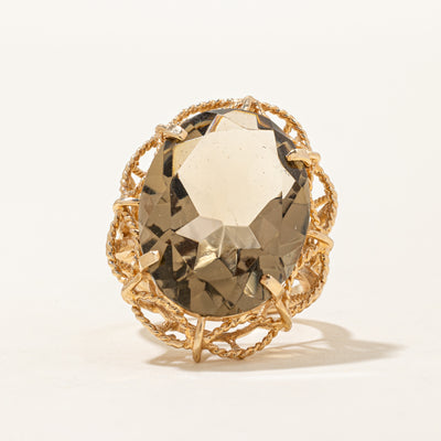 Citrine Cocktail Ring | 16.00ct | SZ 6 |