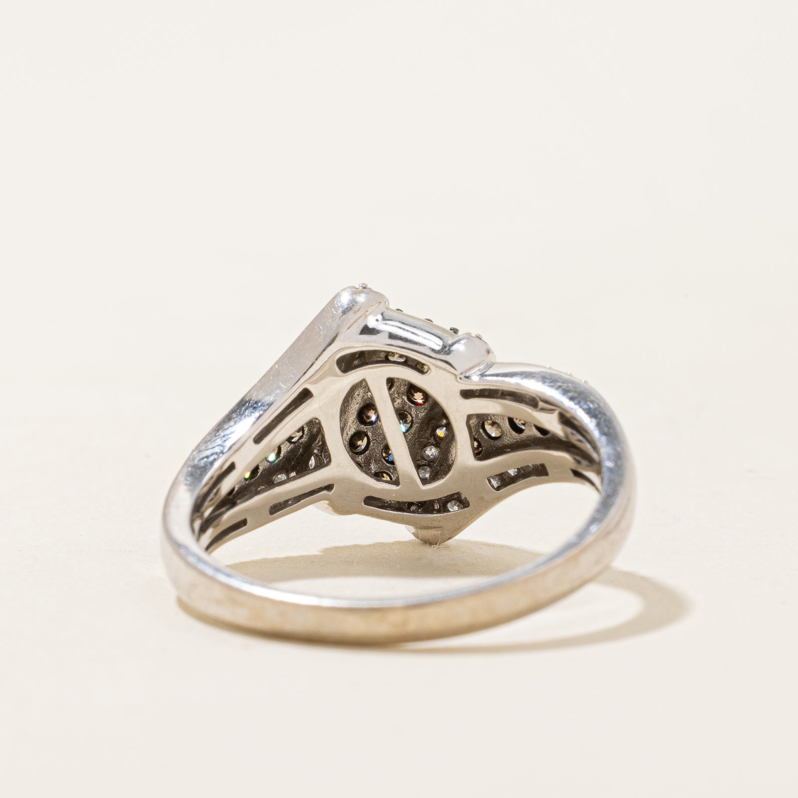 Diamond Bypass Ring | 0.50ctw | SZ 7 |