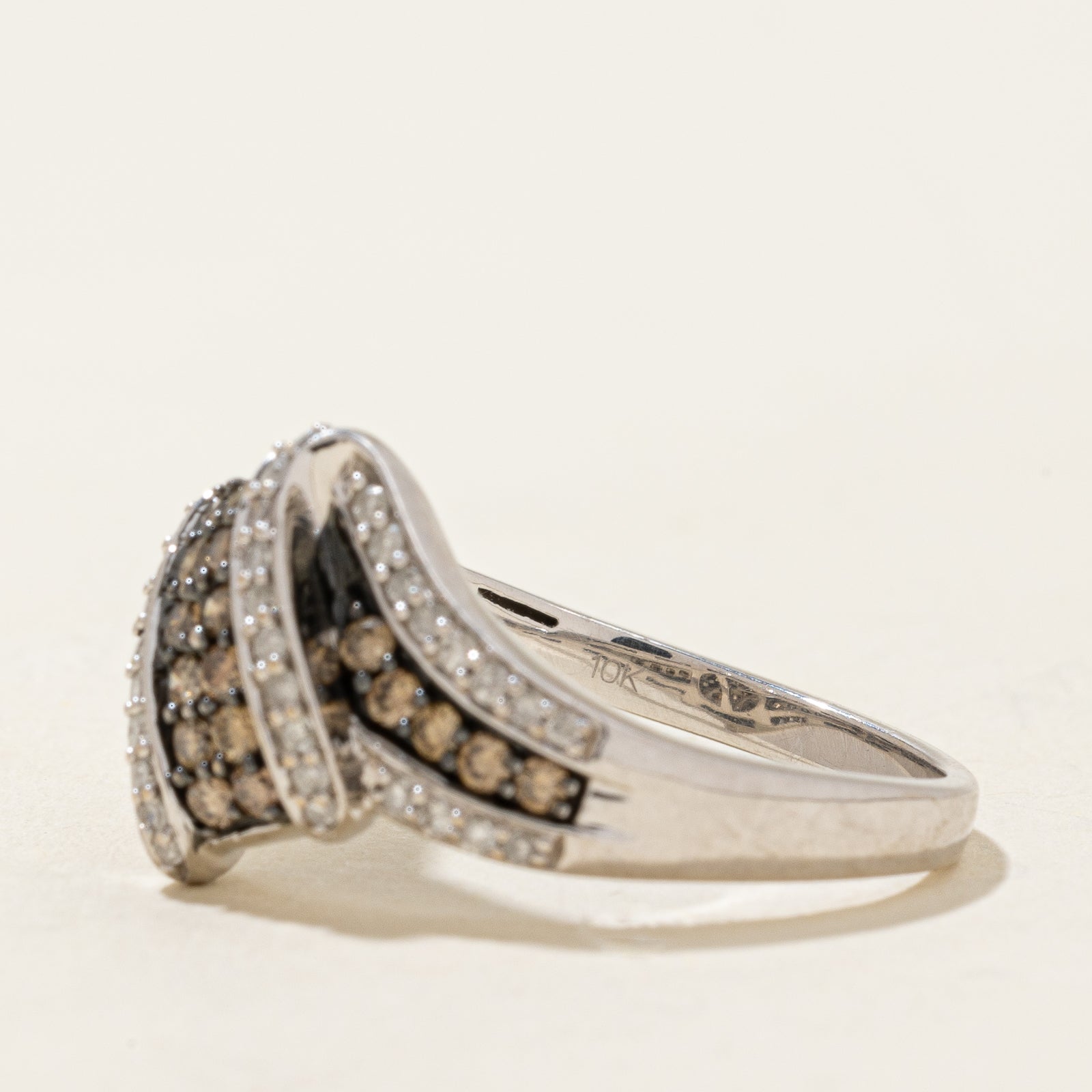 Diamond Bypass Ring | 0.50ctw | SZ 7 |