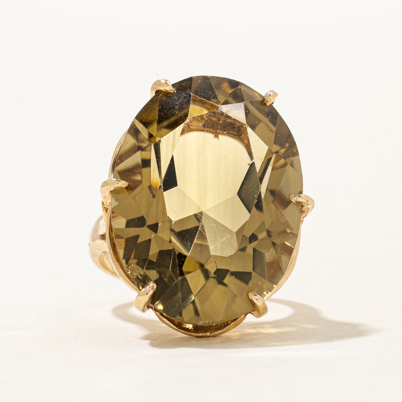 Citrine Cocktail Ring | 32.00ct | SZ 7.5 |