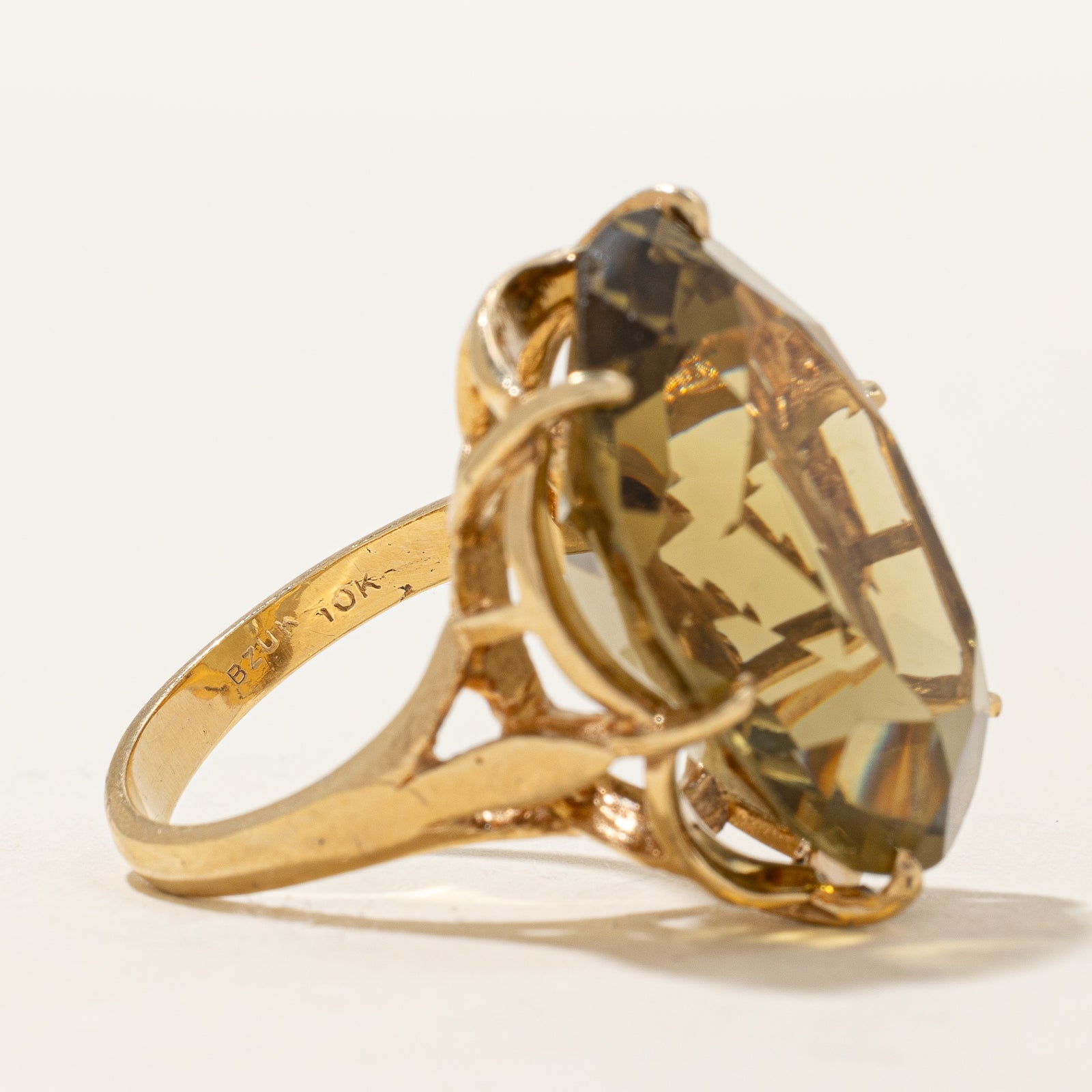 Citrine Cocktail Ring | 32.00ct | SZ 7.5 |