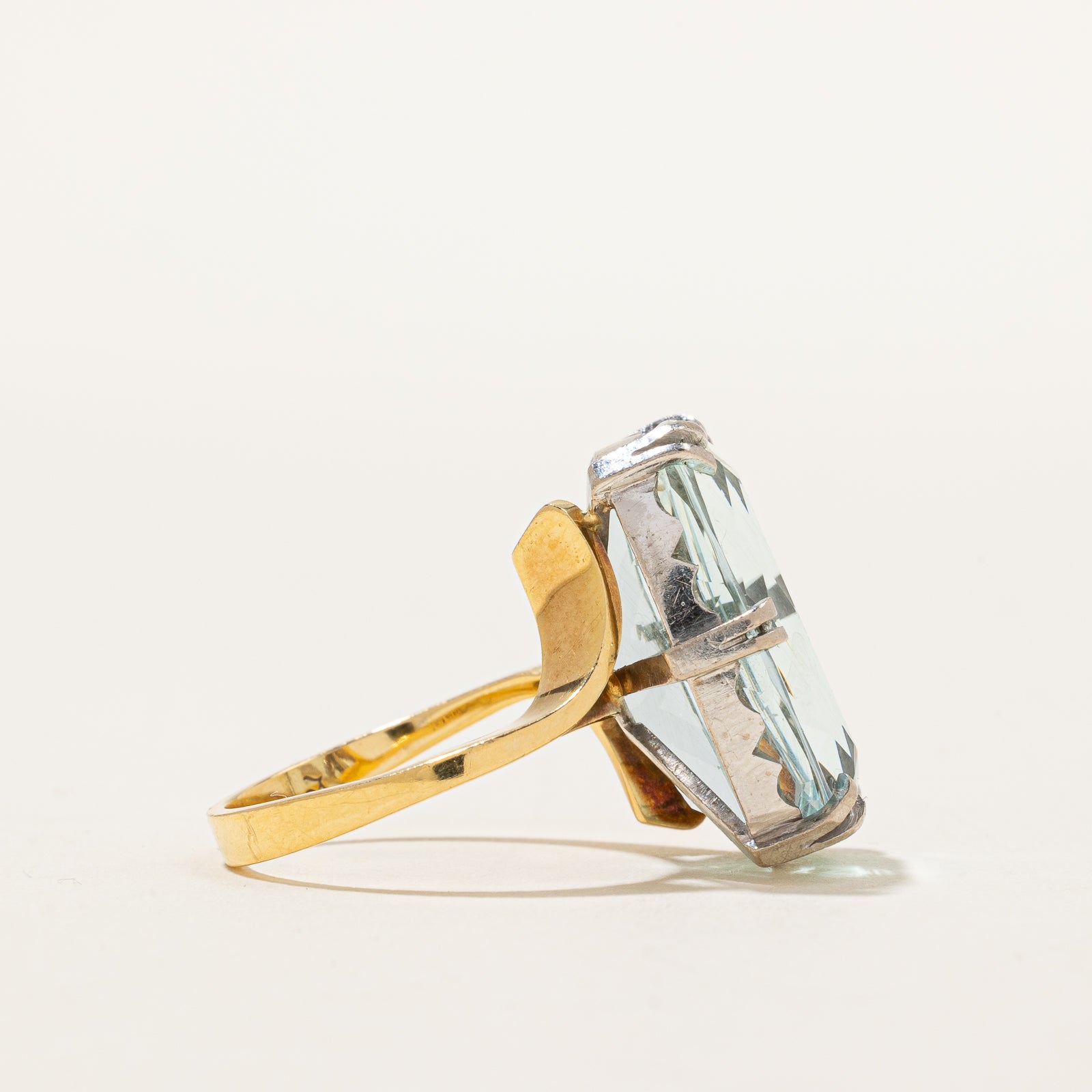 Aquamarine Cocktail Ring | 20.00ct | SZ 8.25 |