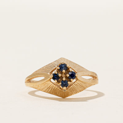 Blue Sapphire Ring | 0.14ctw | SZ 5.5 |