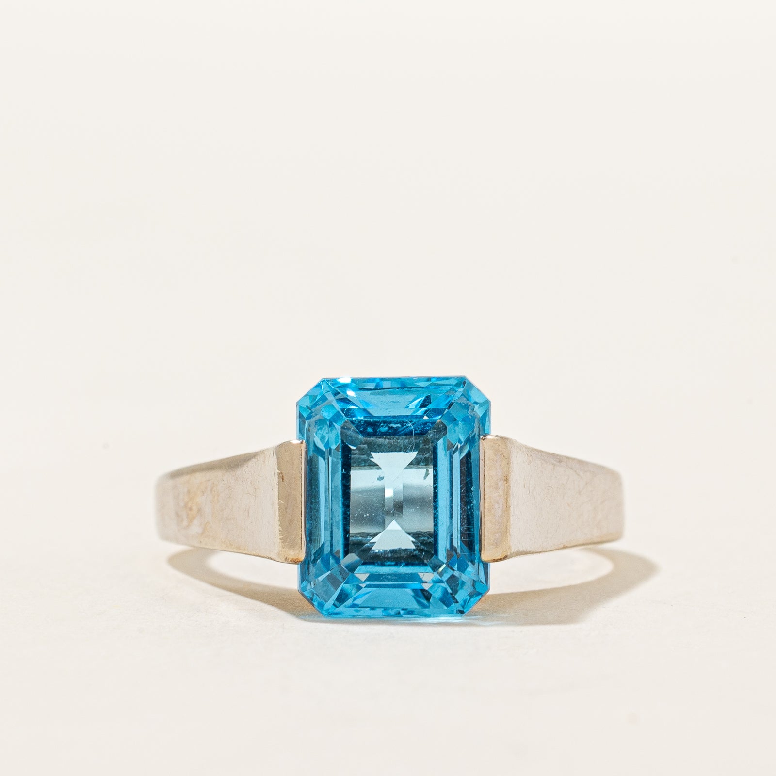 Blue Topaz Ring | 3.80ct | SZ 8.25 |