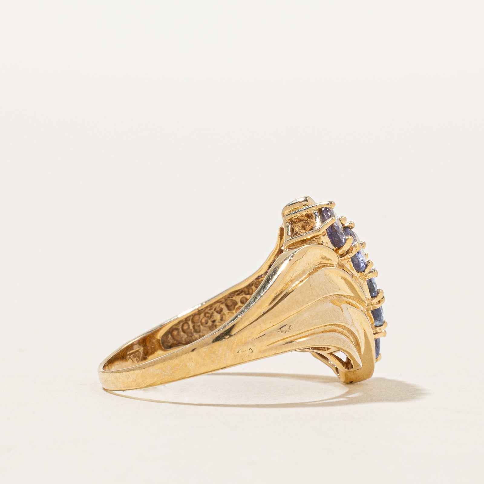 Five Stone Tanzanite Waterfall Ring | 0.75ctw | SZ 6 |