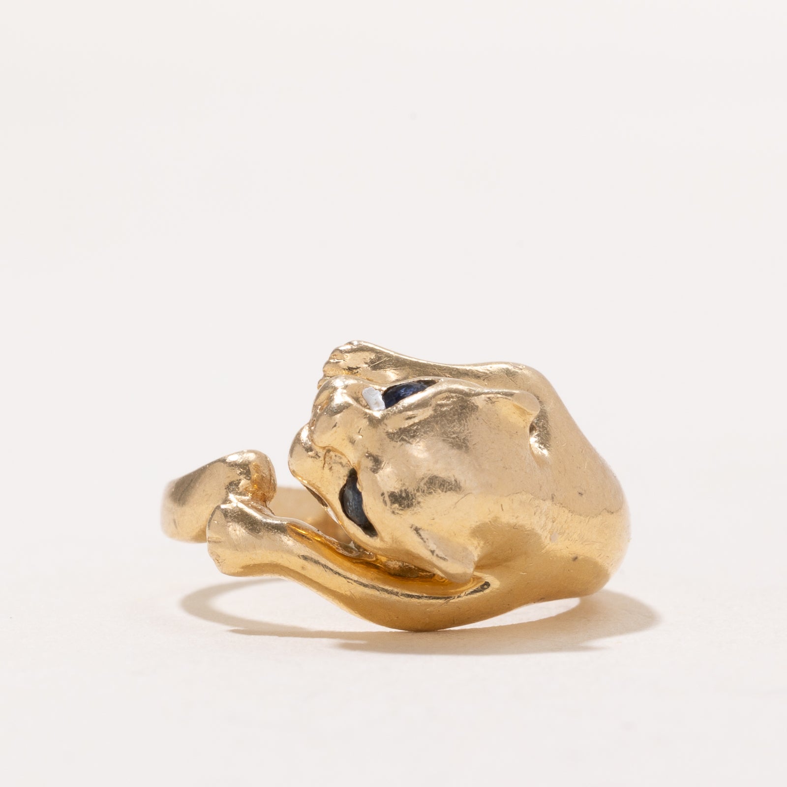 Panther Sapphire Ring | 0.04ctw | SZ 5.5