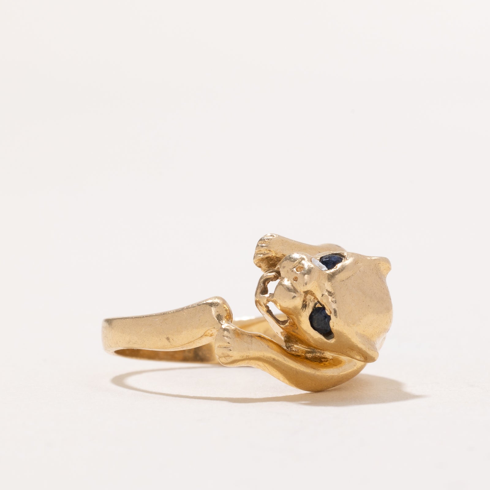 Panther Sapphire Ring | 0.04ctw | SZ 5.5