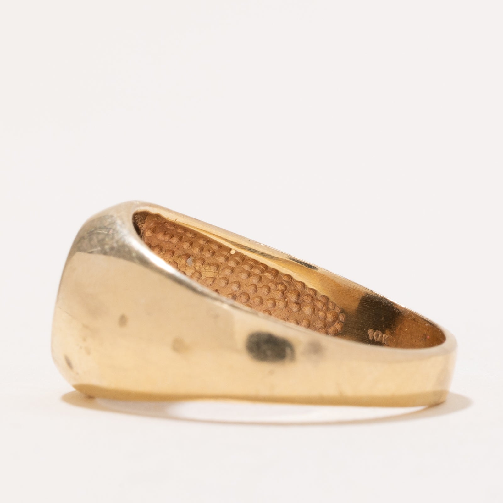 Onyx & Diamond Signet Ring | 1.00ct | 0.03ctw | SZ 8