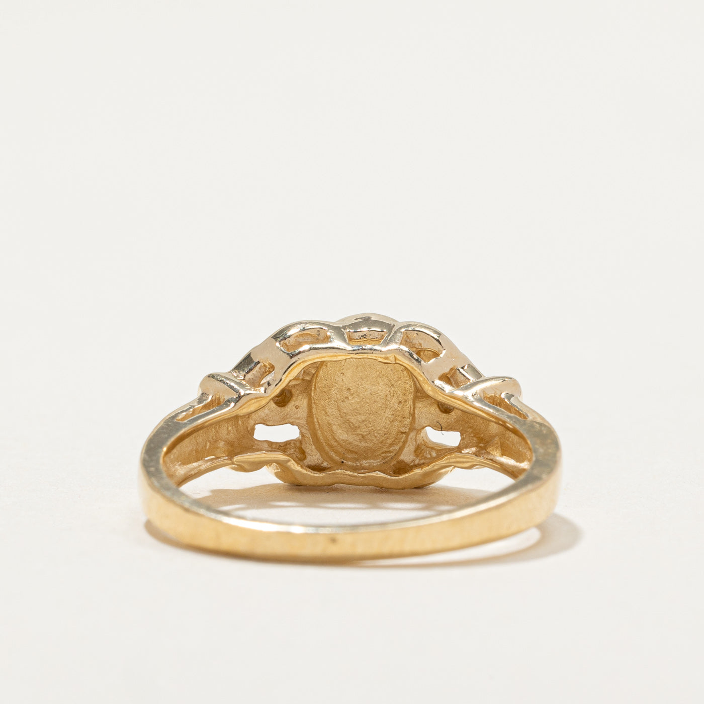 Opal Doublet & Diamond Ring | 0.30ct, 0.03ctw | SZ 8 |