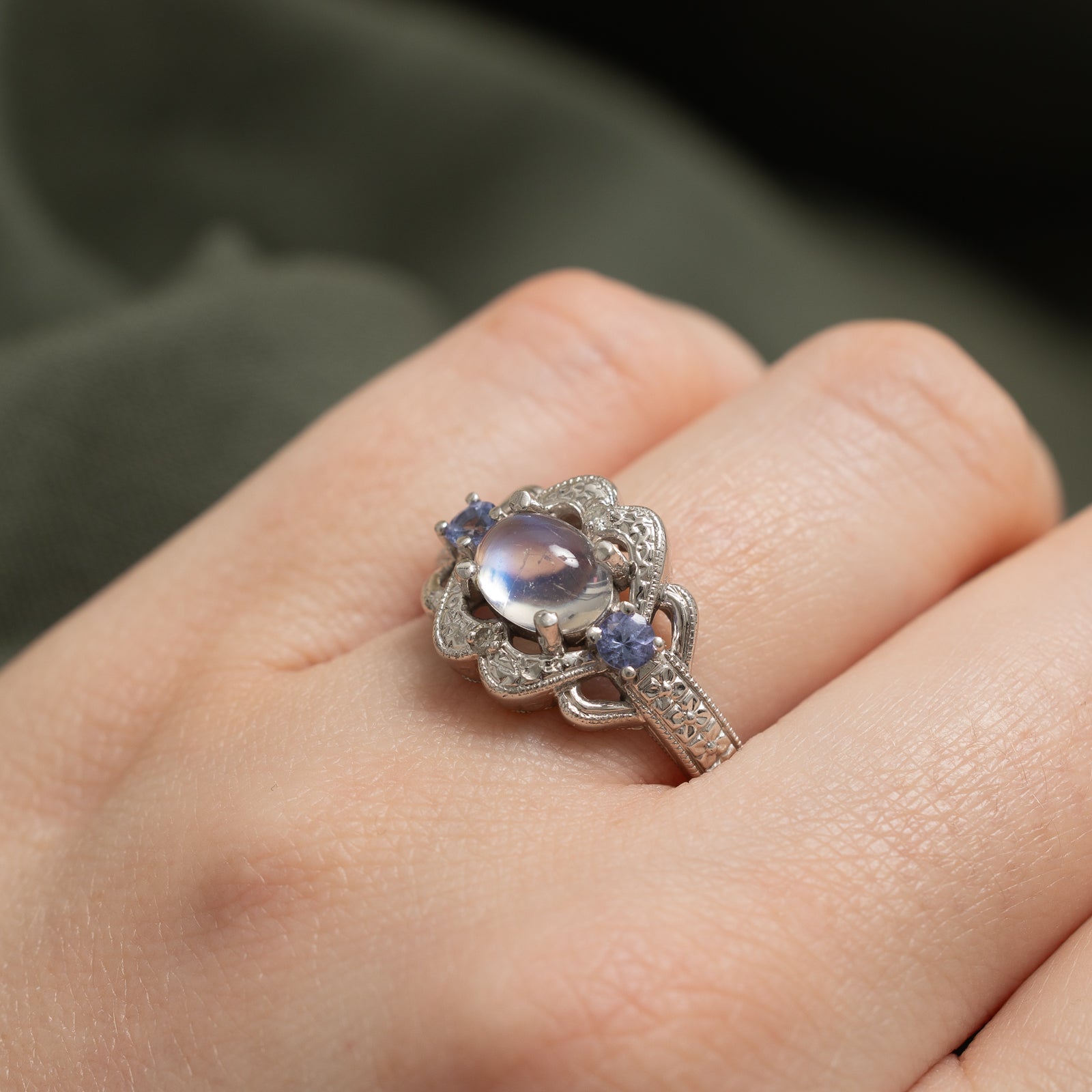 Bague cocktail multi-pierres précieuses | 1,18 ct au total | Taille 8,75 | 