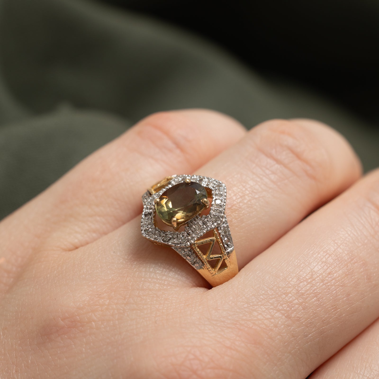 Andalusite & Diamond Ring | 1.42ct, 0.12ctw | SZ 7.25 |