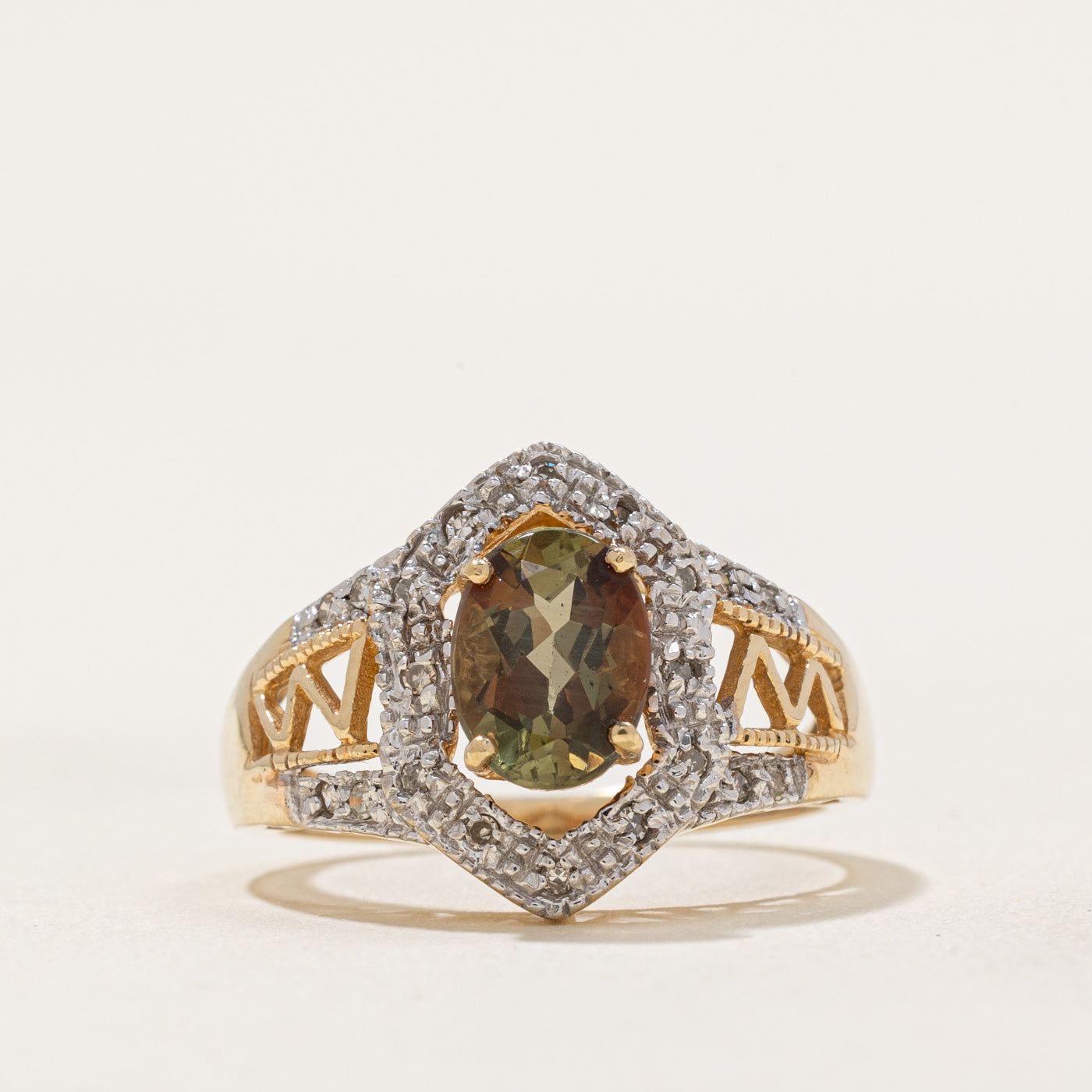 Andalusite & Diamond Ring | 1.42ct, 0.12ctw | SZ 7.25 |