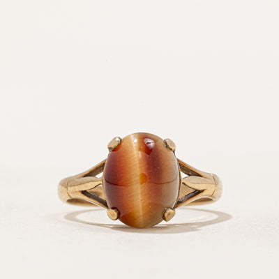 Tiger's Eye Cocktail Ring | 2.50ct | SZ 5 |