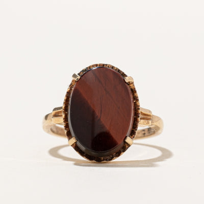 Tiger's Eye Cocktail Ring | 3.35ct | SZ 6