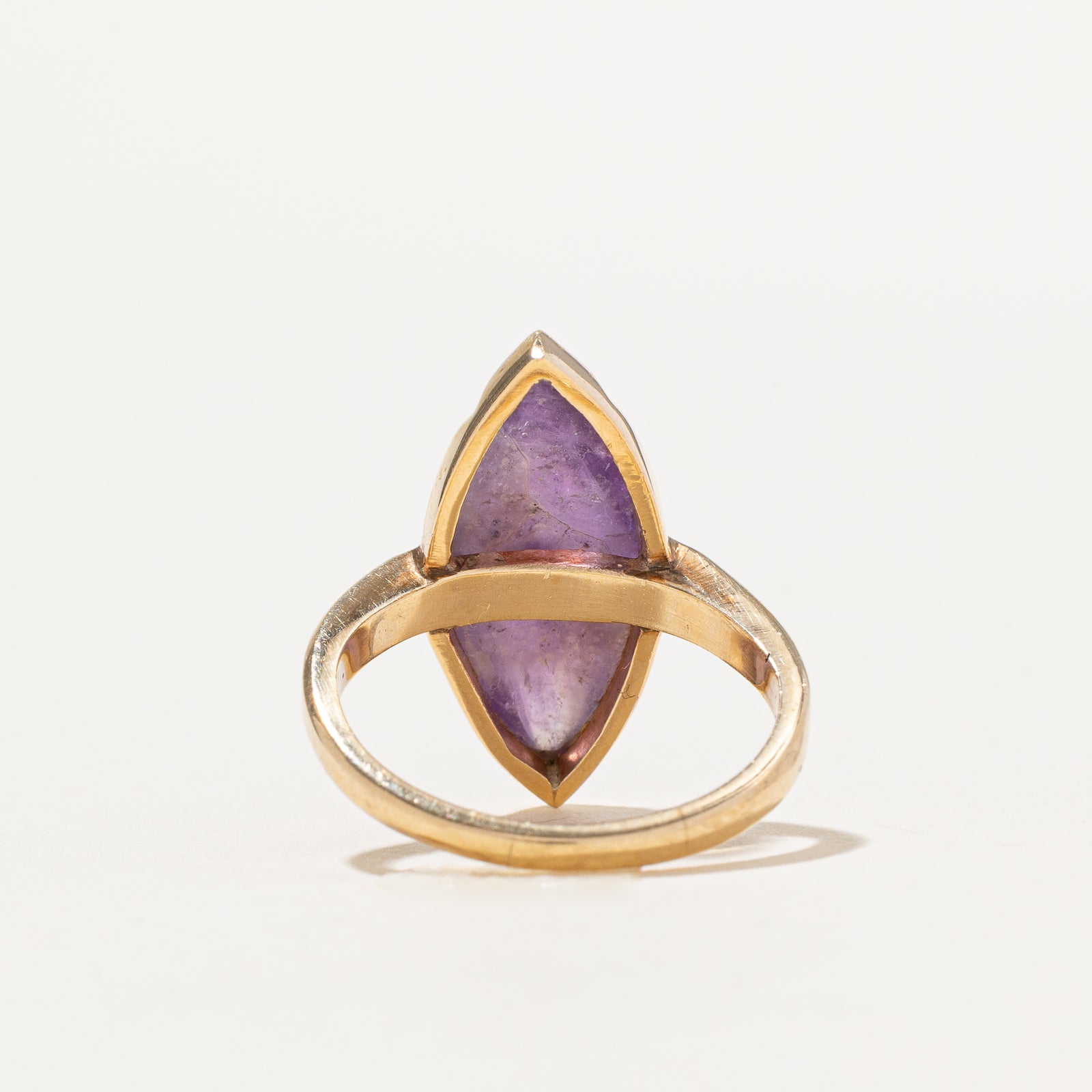 Amethyst Navette Ring | 3.70ct | SZ 5.75