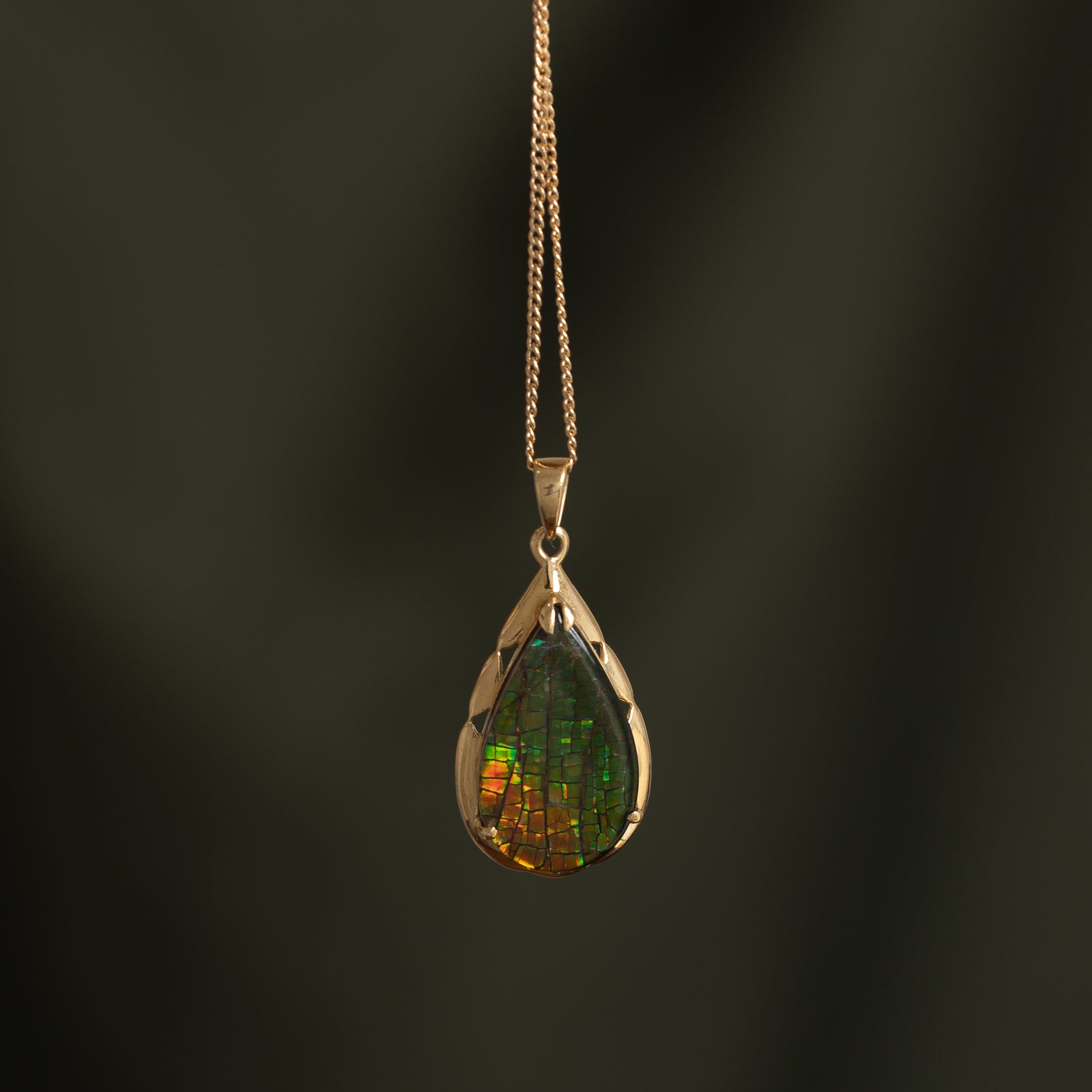Pear Cabochon Amazonite Pendant | 5.00ct