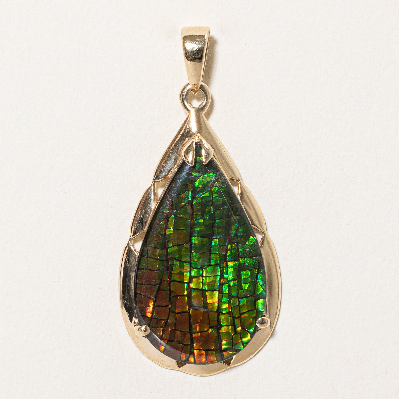 Pear Cabochon Amazonite Pendant | 5.00ct