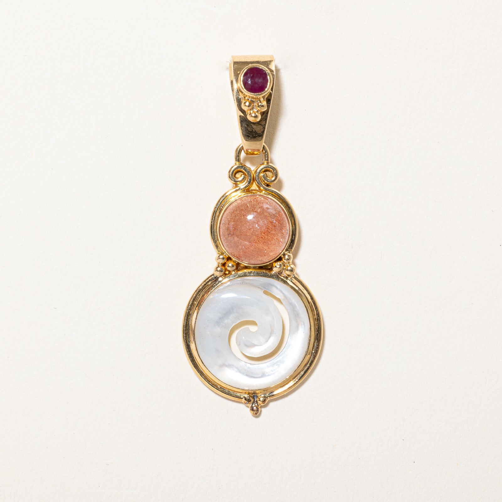Multi Gemstone Drop Pendant | 3.00ctw