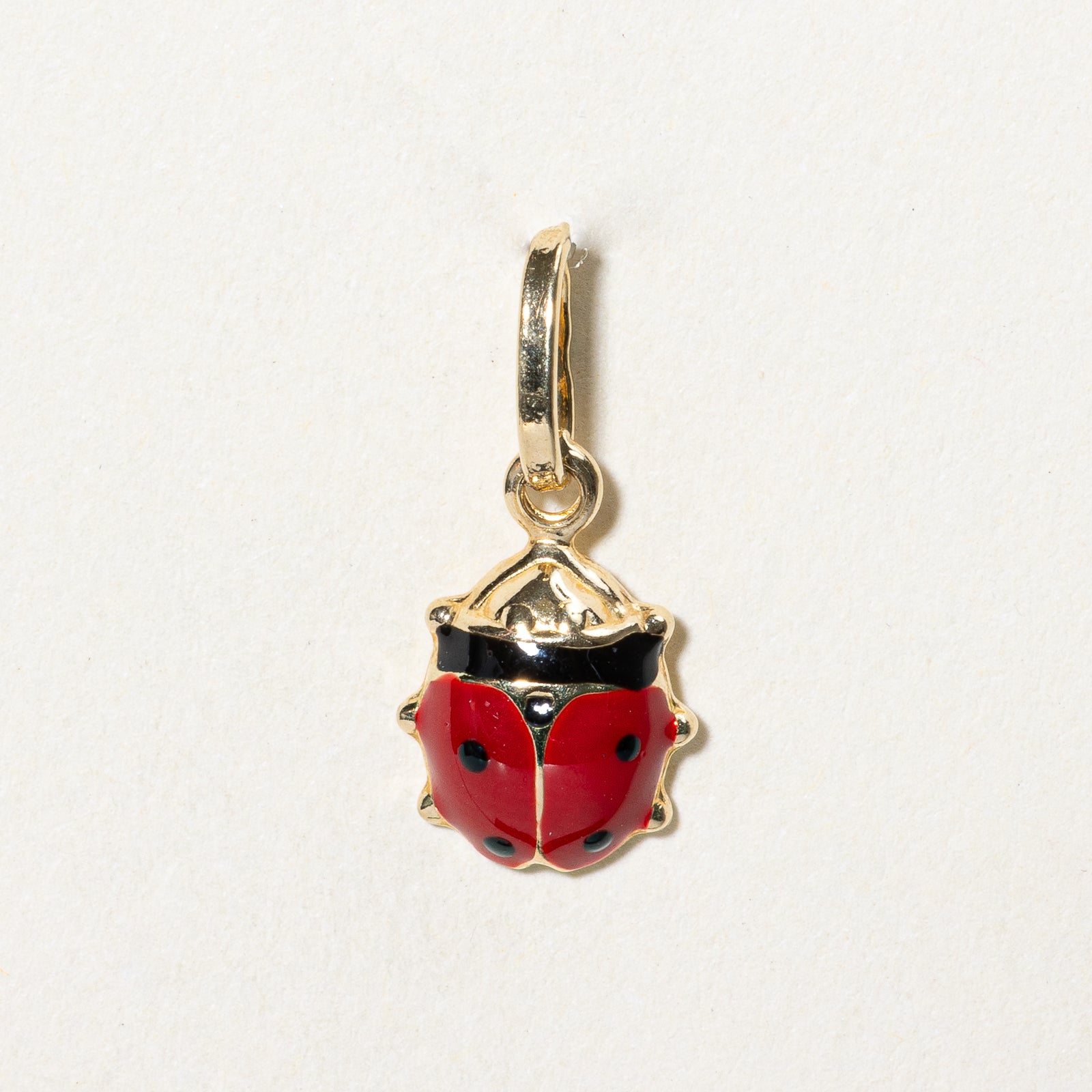 14k Yellow Gold Lady Bug Charm |