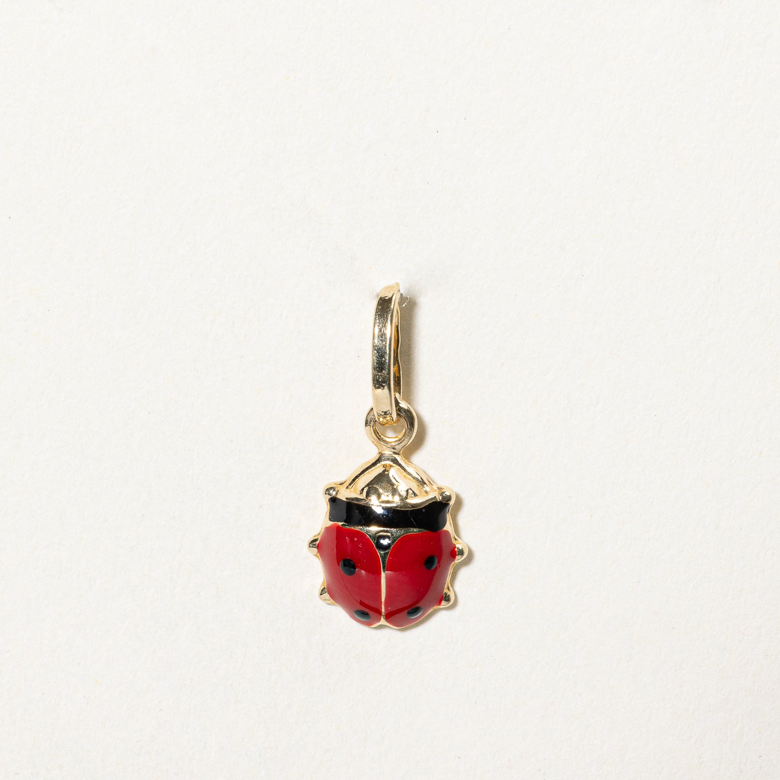 14k Yellow Gold Lady Bug Charm |