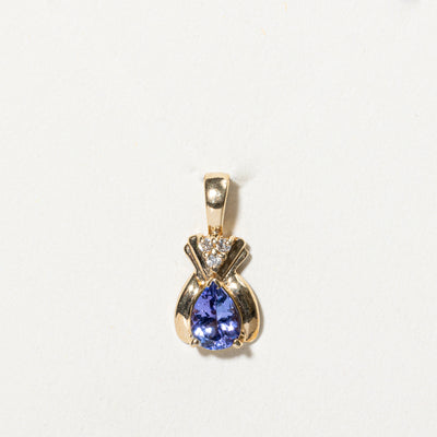 Tanzanite & Diamond Pendant | 0.65ct, 0.03ctw |