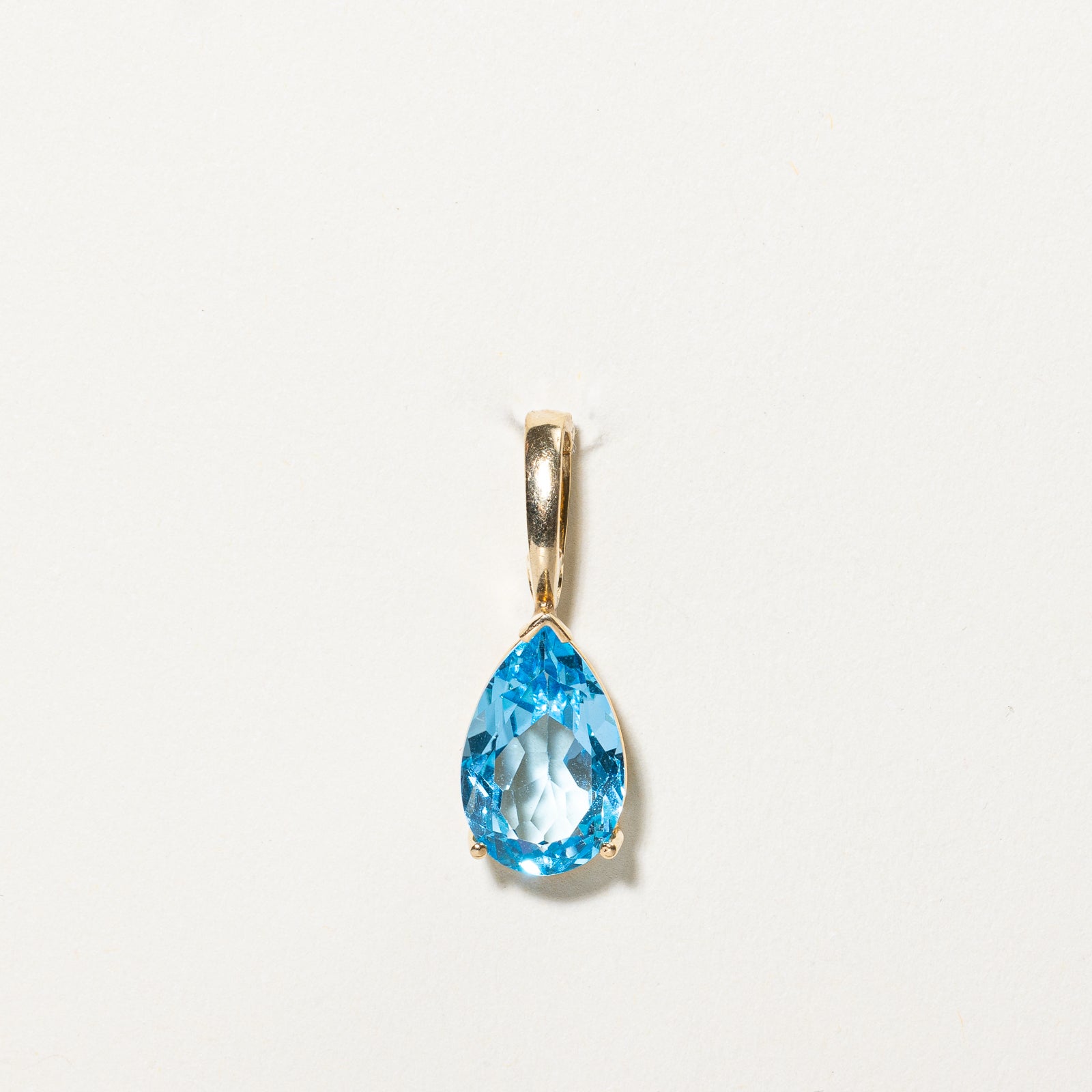 Pear Cut Topaz Pendant | 4.00ct |