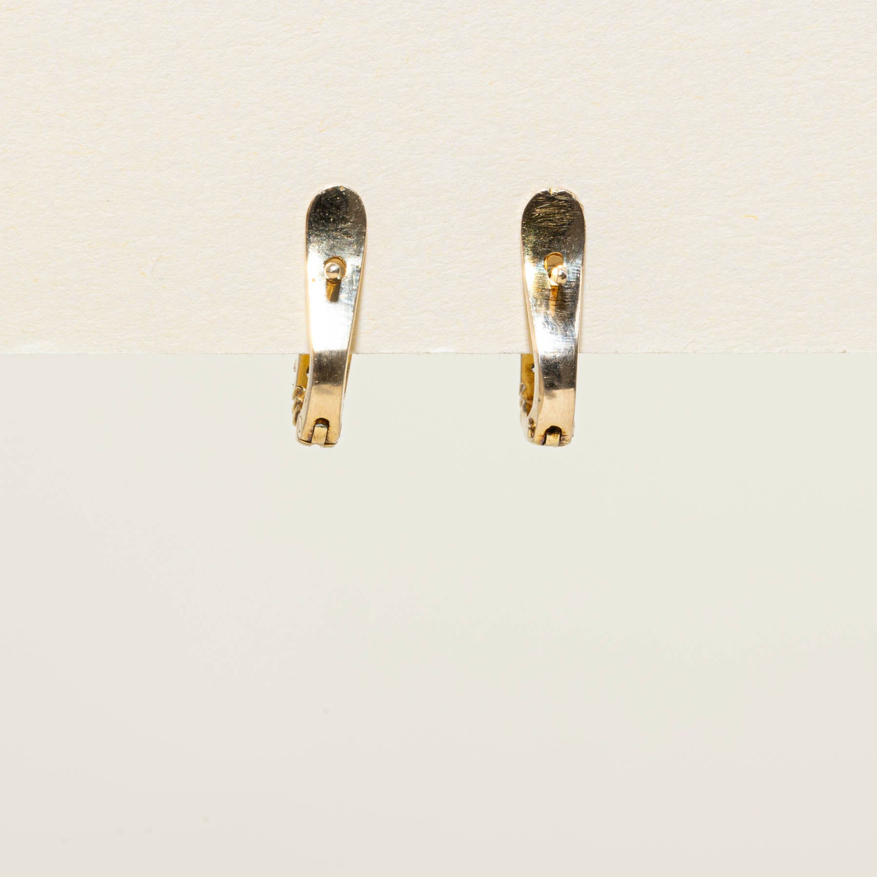 Emerald & Diamond Huggie Earrings | 0.76ctw | 0.06ctw |