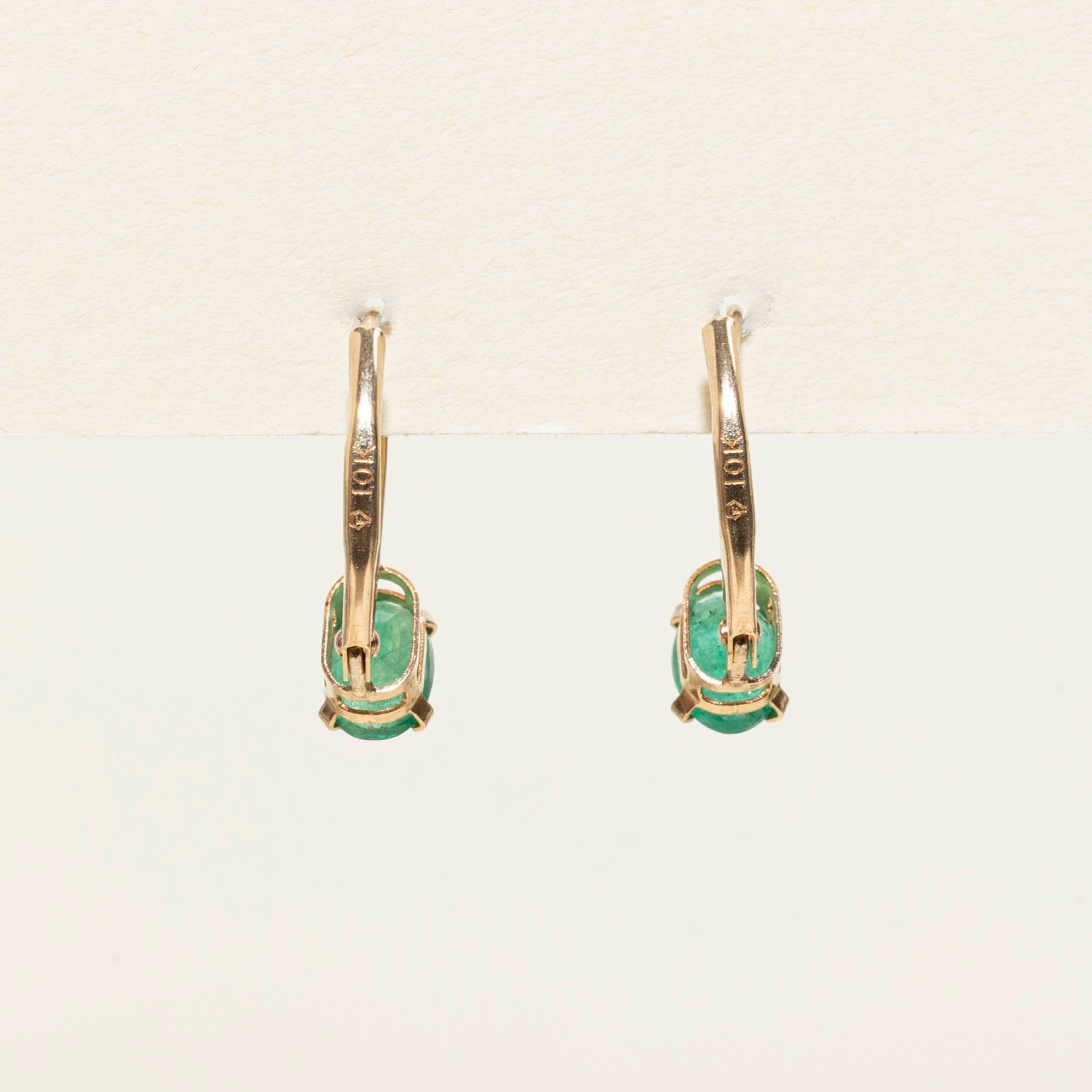 Emerald Drop Earrings | 0.60ctw