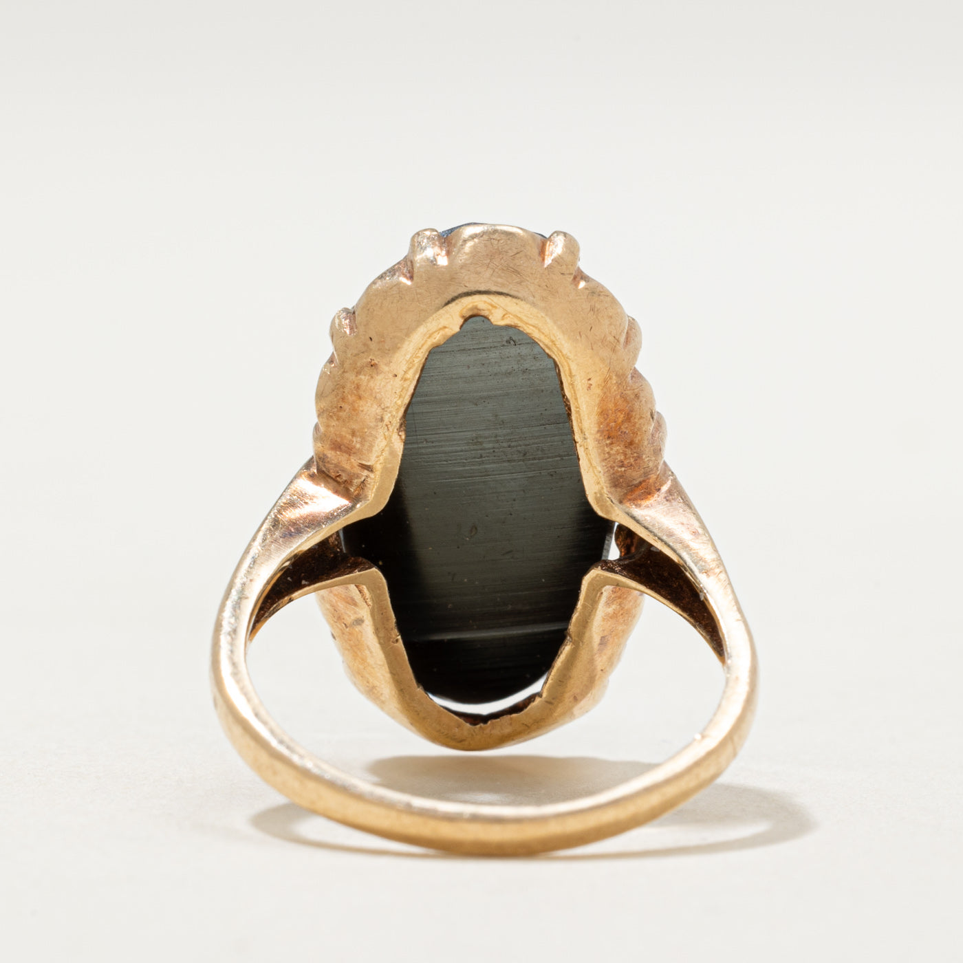 Vintage Canadian Hematite Ring | 8.40ct | SZ 6