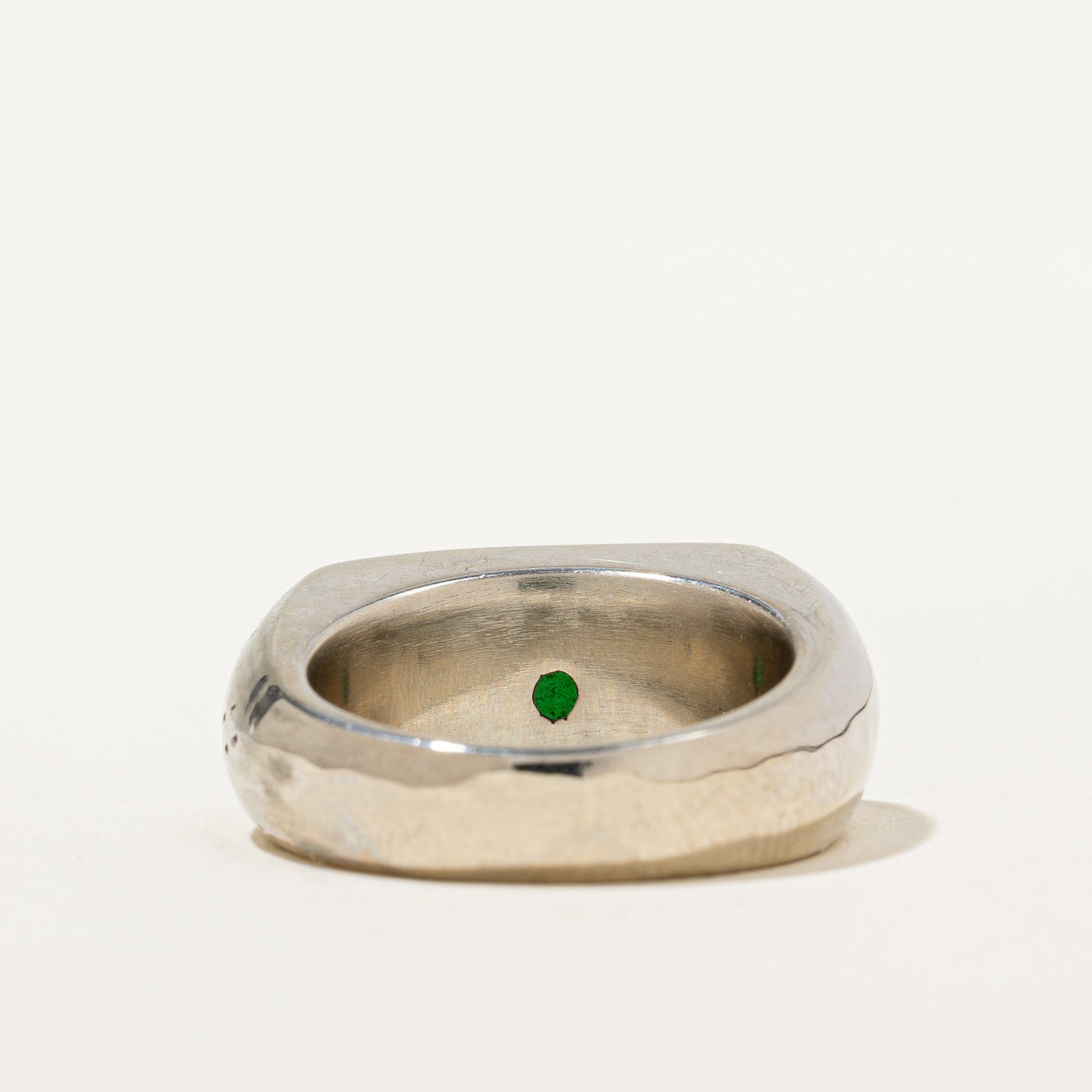 East West Cabochon Jade Ring | 4.80ct | SZ 5.25